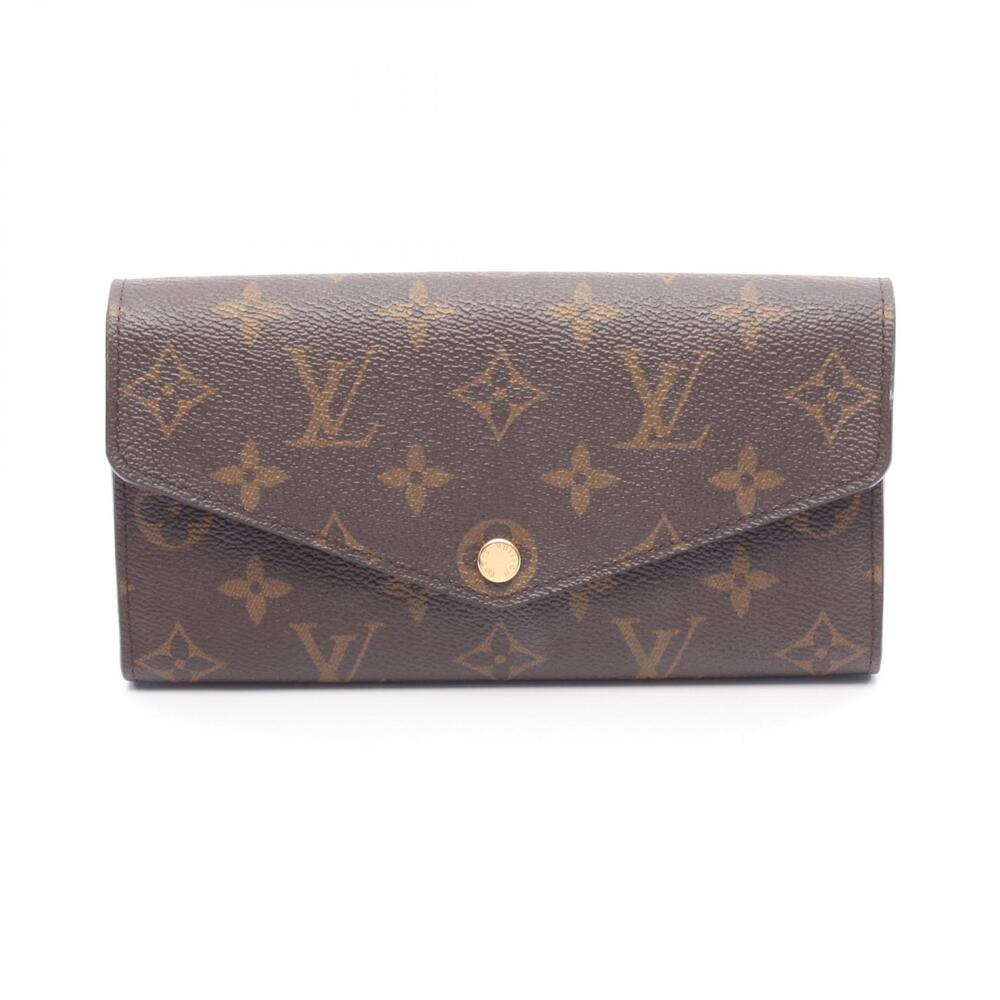 Louis Vuitton Portefeuille Wallet Sarah Bifold Long Monogram Brown - Picture 1 of 7